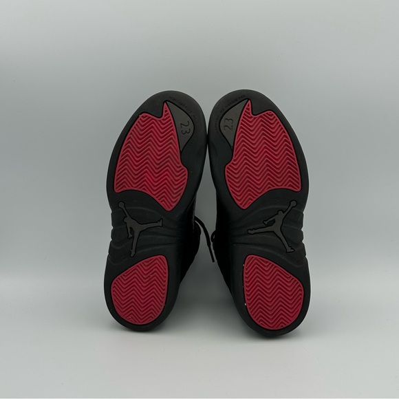 Nike Air Jordan 12 Retro Youth Size 3Y Black Suede Shoes Sneakers 510816-006 - Picture 9 of 10